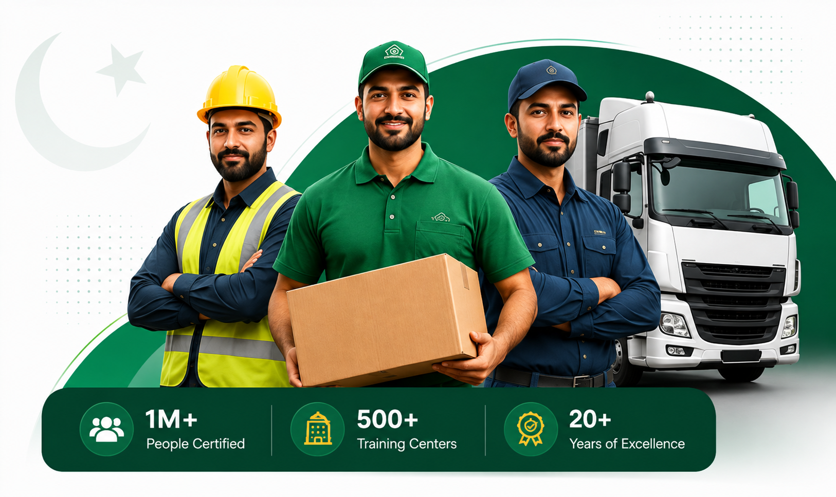 Construction worker, loading worker and heavy truck driver